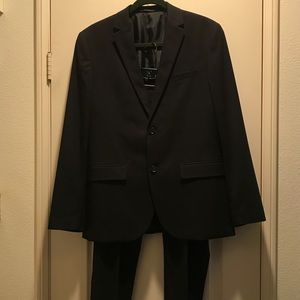 H&M men’s slim fit black suit